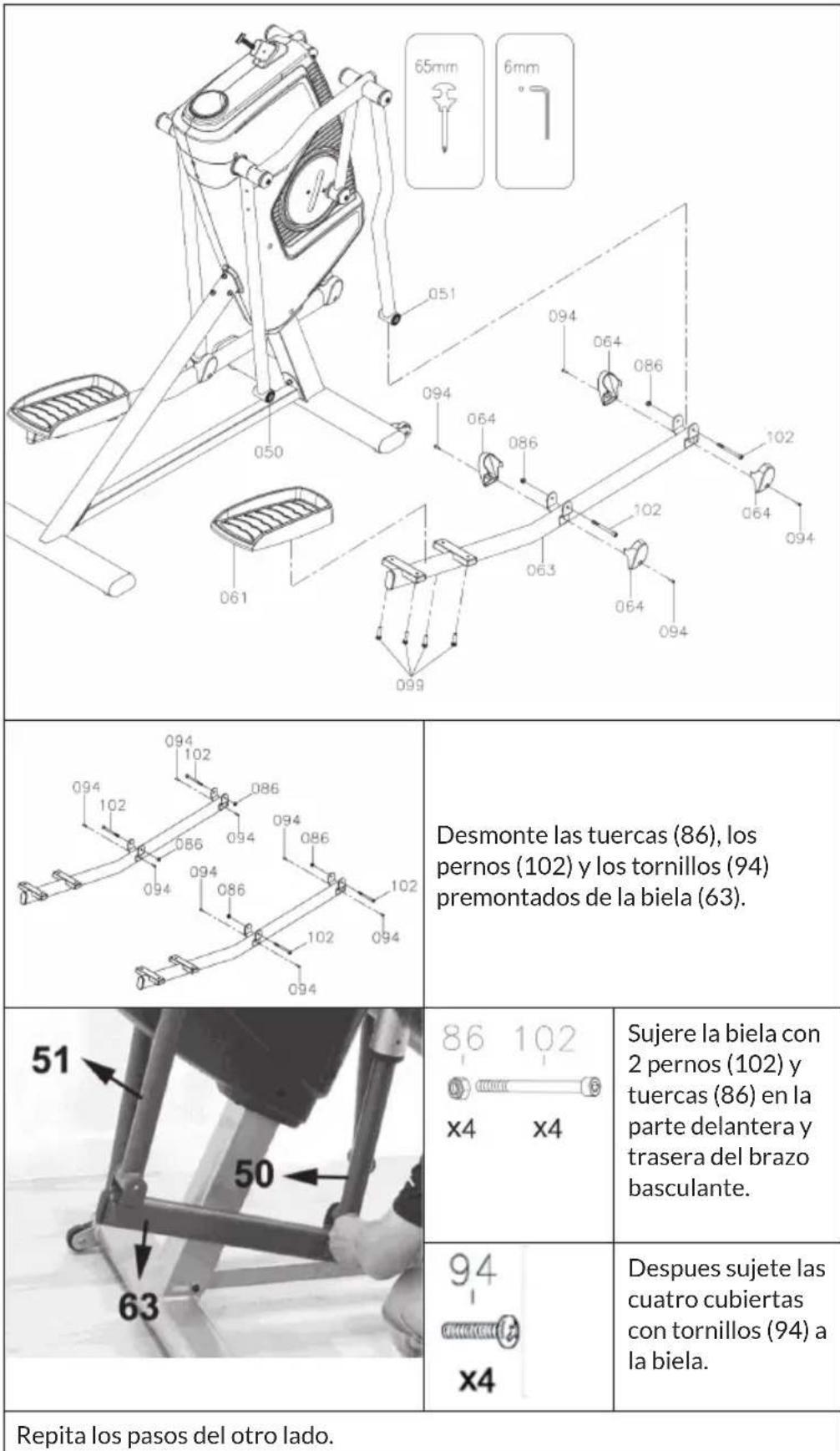 Capital Sports Helix Stride - Paso 5:pletar los pernos y las tuercas - 13