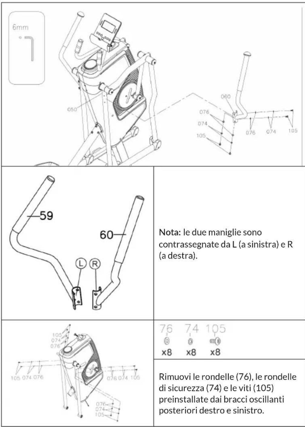 Capital Sports Helix Stride - 6^ passaggio: montare i bracci oscillanti - 23
