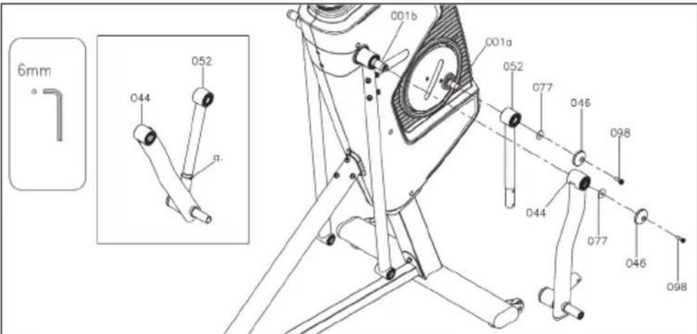 Capital Sports Helix Stride - 6^ passaggio: montare i bracci oscillanti - 1
