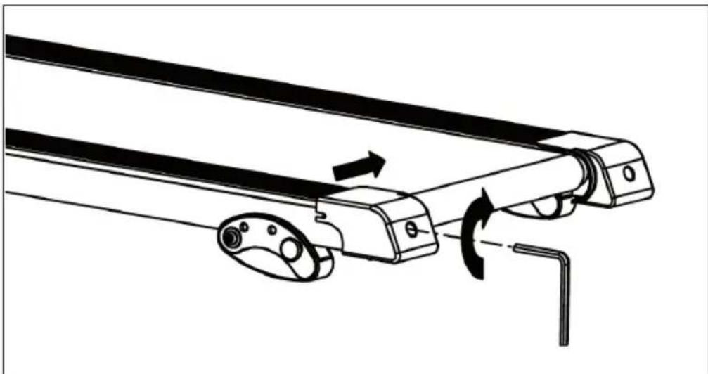 Capital Sports Pacemaker F60 - RÉGLAGE DU TAPIS DE COURSE - 1