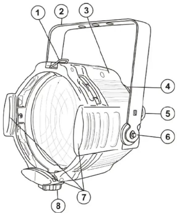 Eurolite ML64 GKV - Professioneller Theaterscheinwerfer - 1
