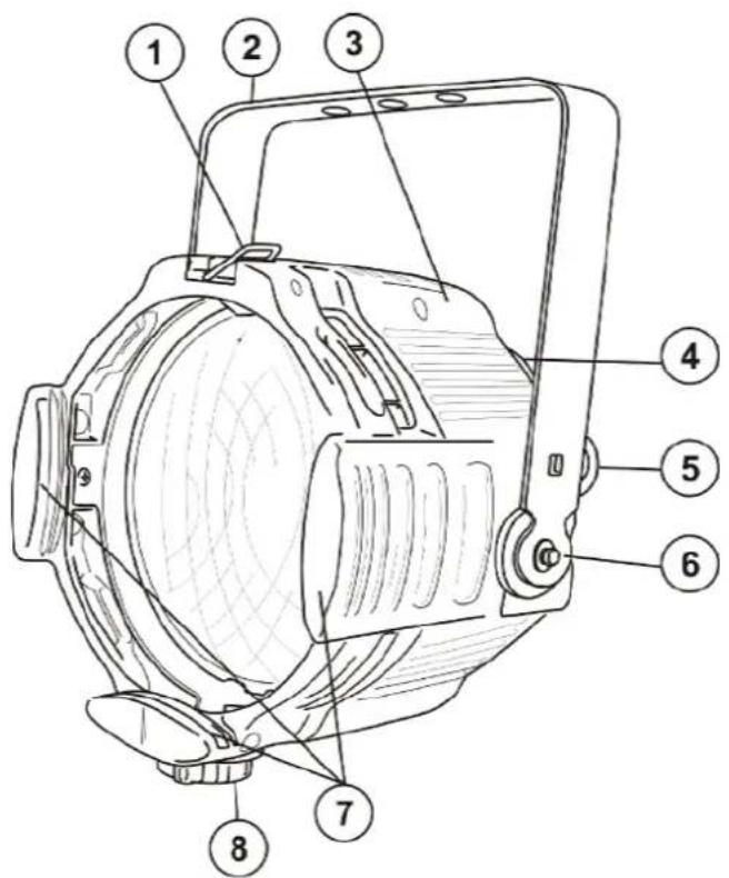Eurolite ML64 GKV - Spot de teatro profesional - 1