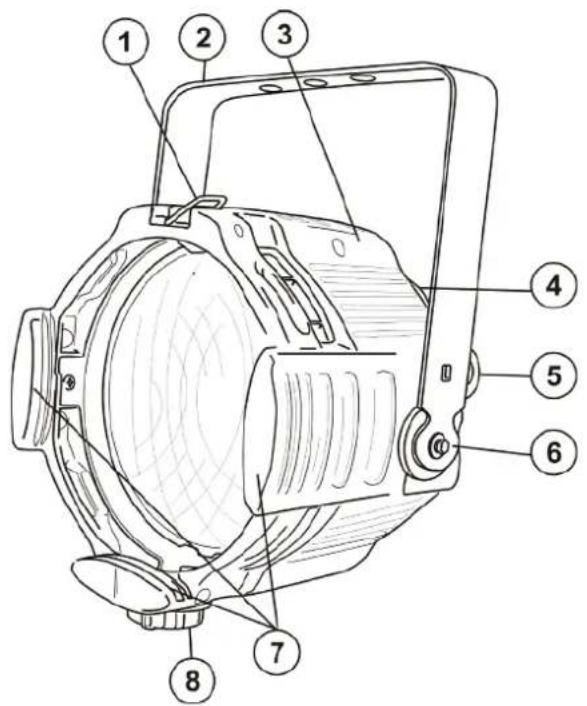 Eurolite ML64 GKV - Professional Theatre Spot - 1