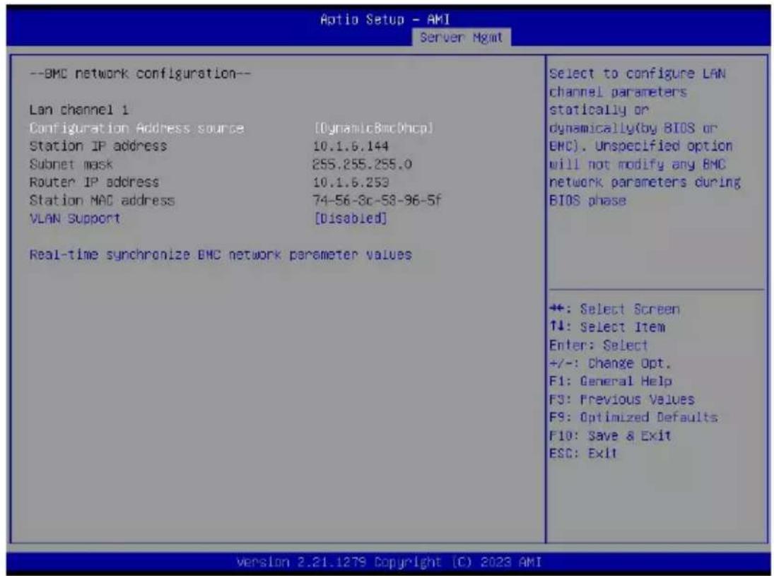 GIGABYTE MZ73LM0 - 2-6-3 BMC Network Configuration - 1