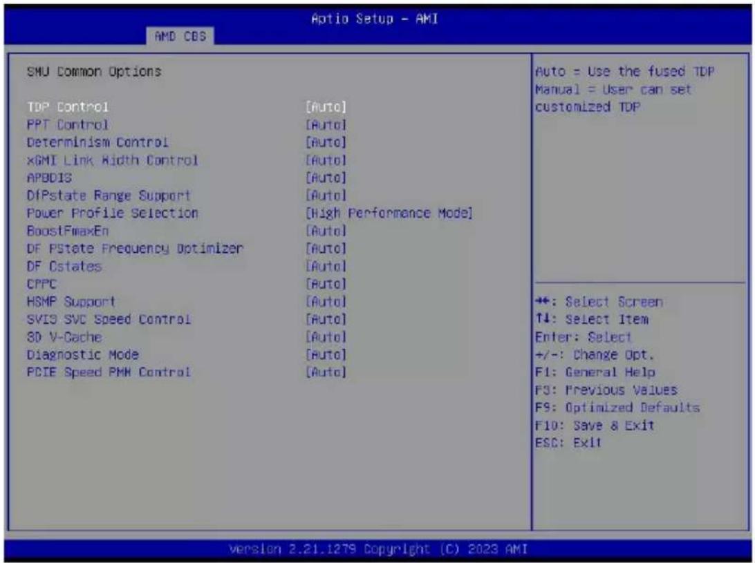 GIGABYTE MZ73LM0 - 2-3-4-1 SMU Common Options - 1