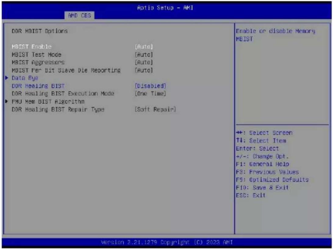 GIGABYTE MZ73LM0 - 2-3-3-3 DDR MBIST Options - 1