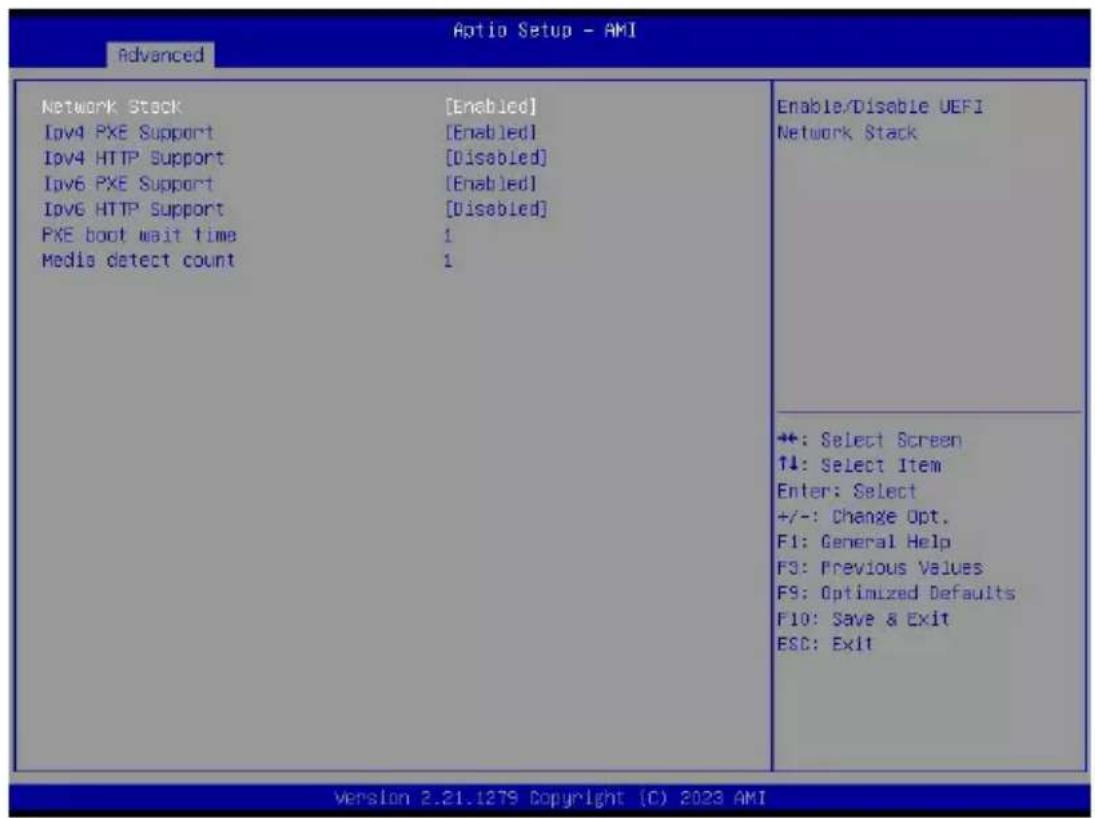 GIGABYTE MZ73LM0 - 2-2-10 Network Stack Configuration - 1