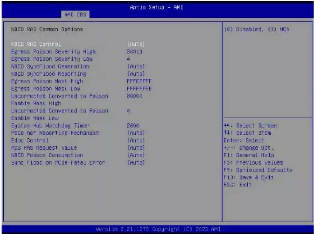 GIGABYTE MZ73LM0 - 2-3-4-2 NBIO RAS Common Options - 1
