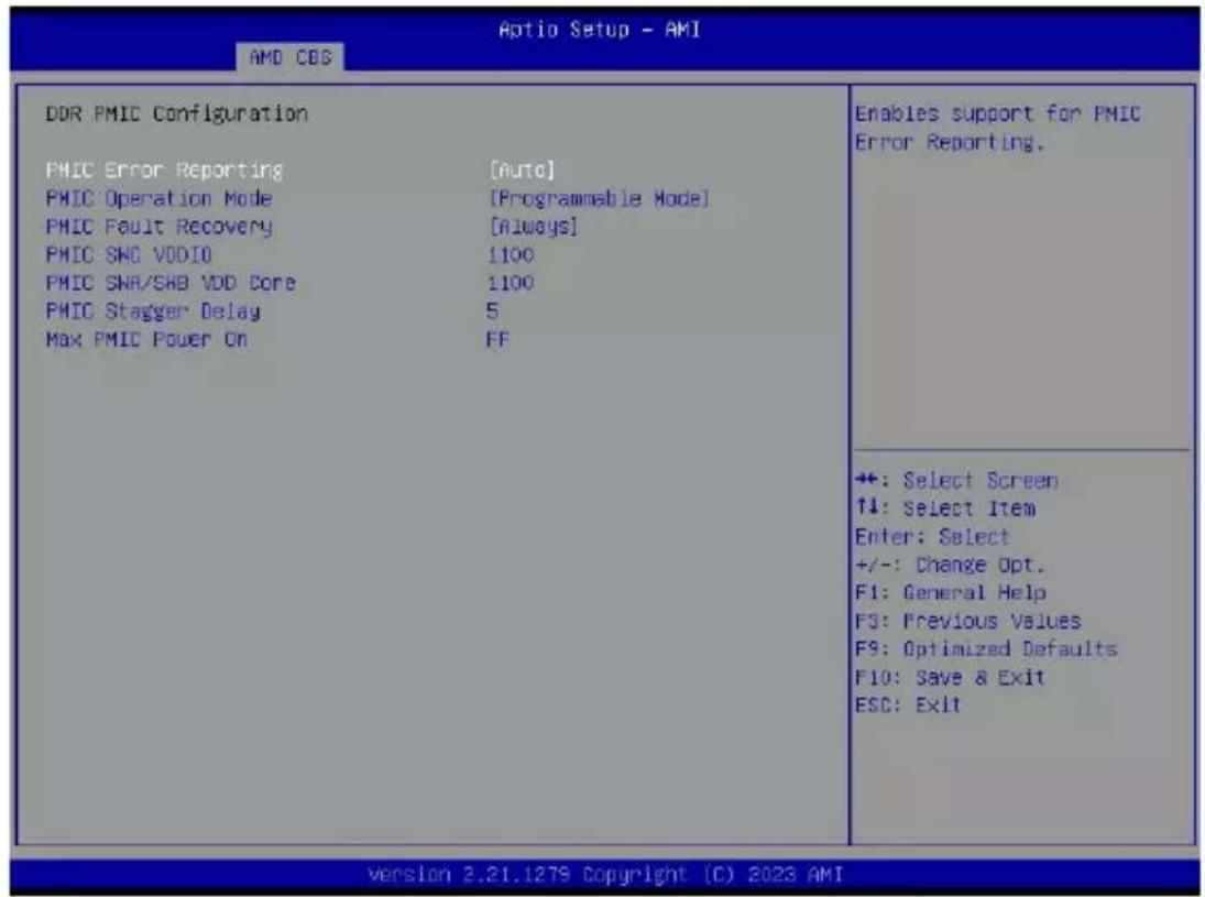 GIGABYTE MZ73LM0 - 2-3-3-9 DDR PMIC Configuration - 1