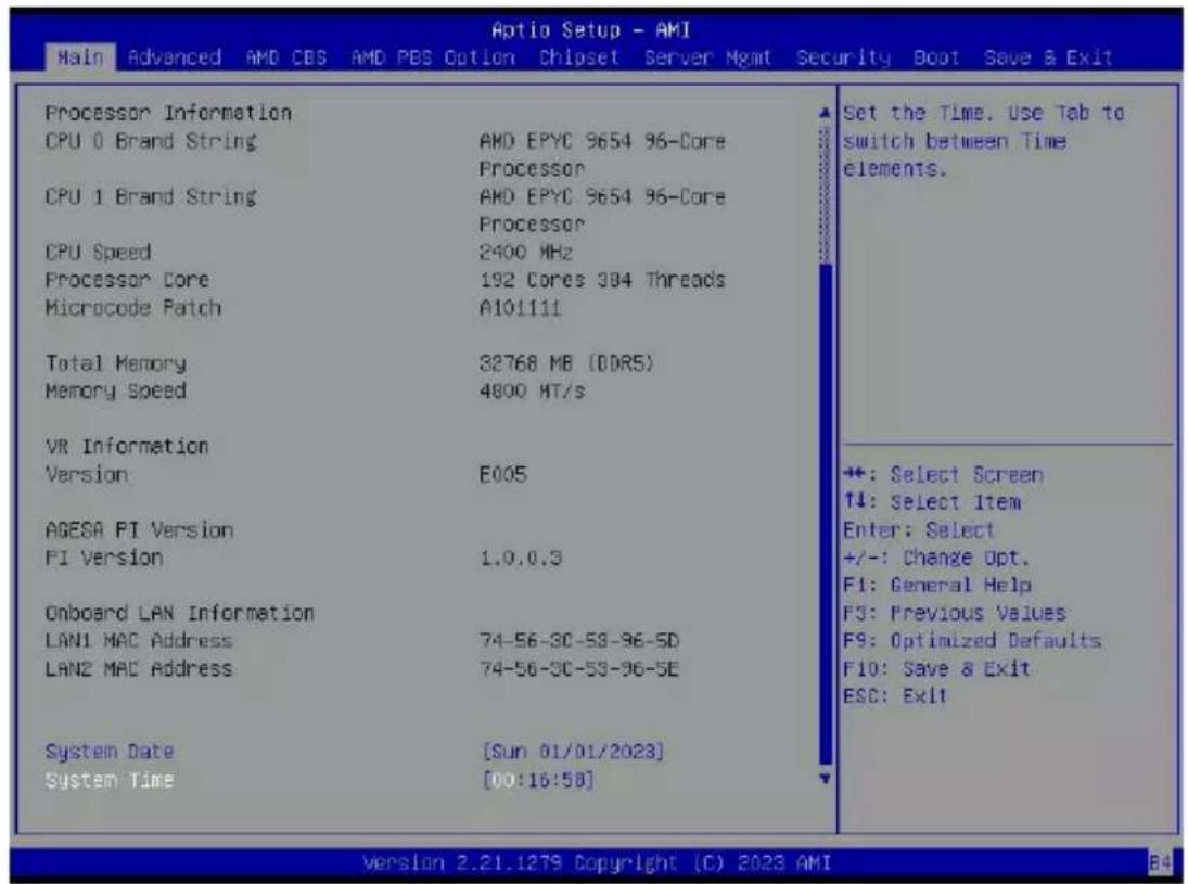 GIGABYTE MZ73LM0 - Submenu Help - 3