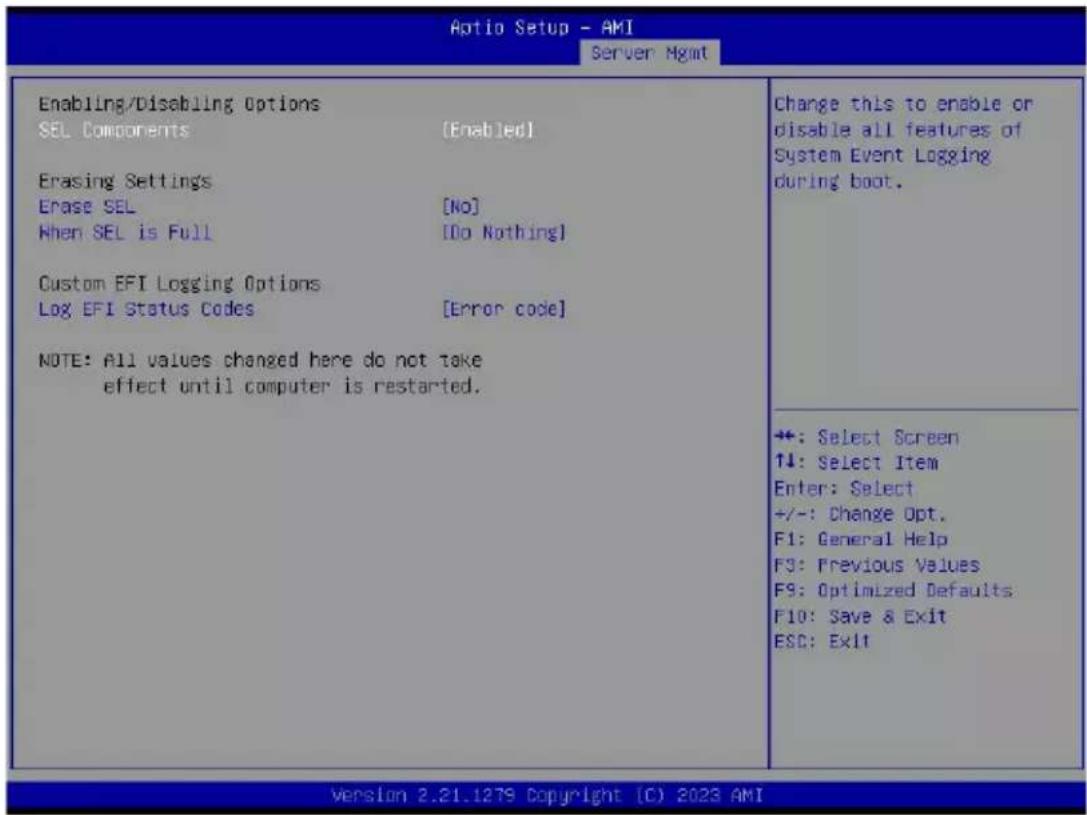 GIGABYTE MZ73LM0 - 2-6-1 System Event Log - 1