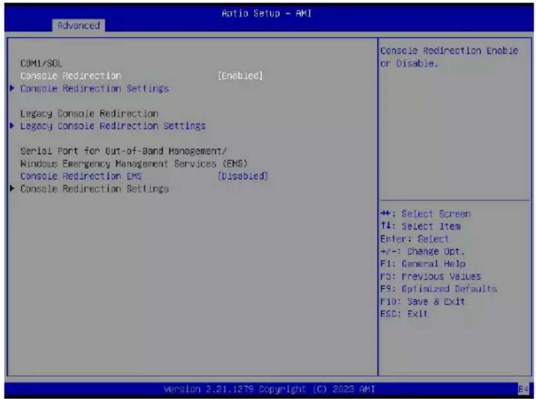 GIGABYTE MZ73LM0 - 2-2-6 Serial Port Console Redirection - 1