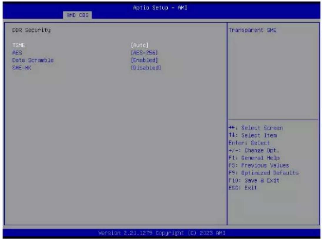 GIGABYTE MZ73LM0 - 2-3-3-8 DDR Security - 1