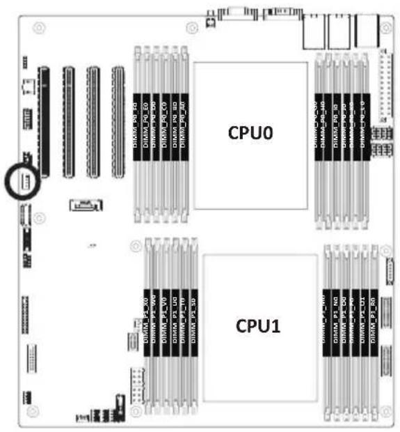 GIGABYTE MZ73LM0 - 18) IPMB (Intelligent Platform Management Bus) Connector - 1