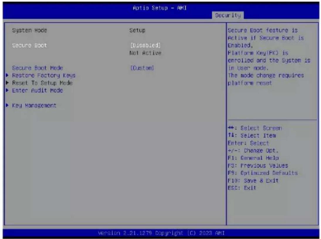 GIGABYTE MZ73LM0 - 2-7-1 Secure Boot - 1