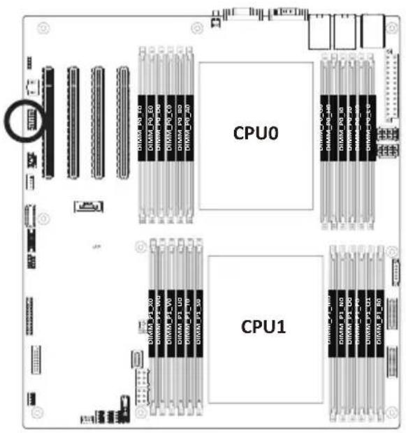 GIGABYTE MZ73LM0 - 19) SPI_TPM (Trusted Platform Module Connector) - 1