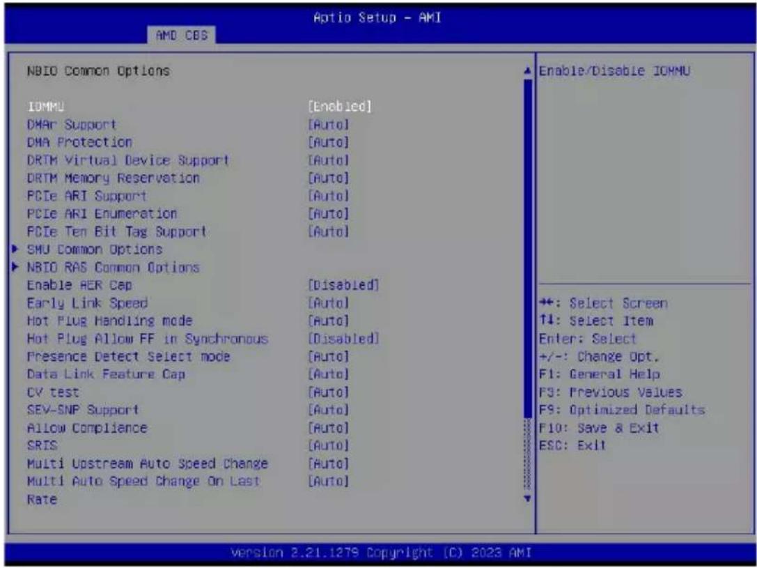 GIGABYTE MZ73LM1 - 2-3-4 NBIO Common Options - 1