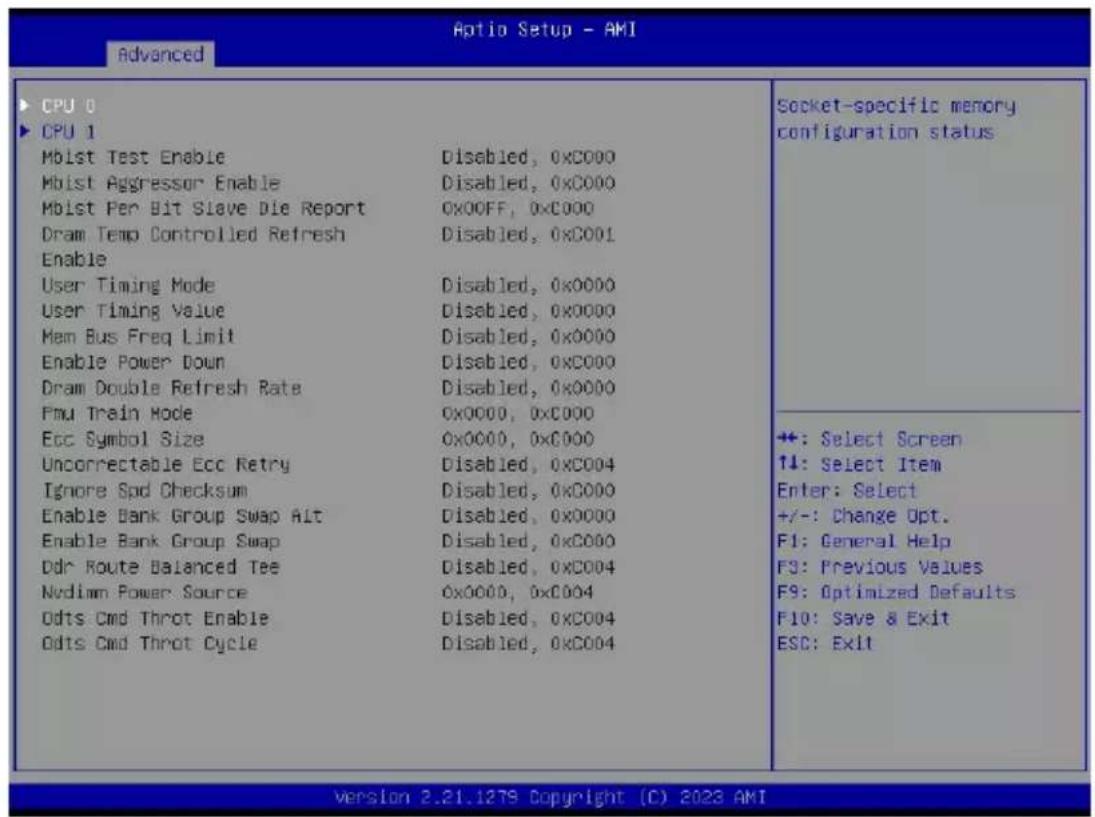 GIGABYTE MZ73LM1 - 2-2-14 AMD Mem Configuration Status - 1