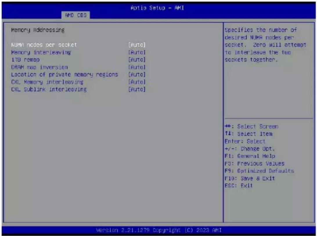 GIGABYTE MZ73LM1 - 2-3-2-1 Memory Addressing - 1