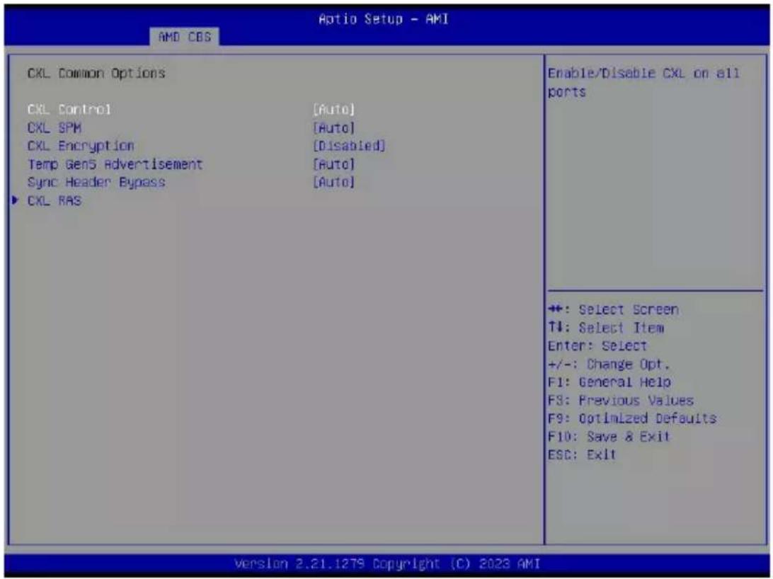 GIGABYTE MZ73LM1 - 2-3-9 CXL Common Options - 1