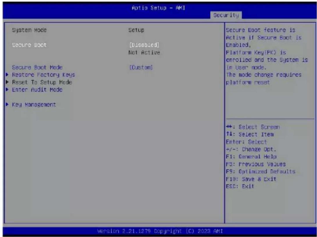 GIGABYTE MZ73LM1 - 2-7-1 Secure Boot - 1