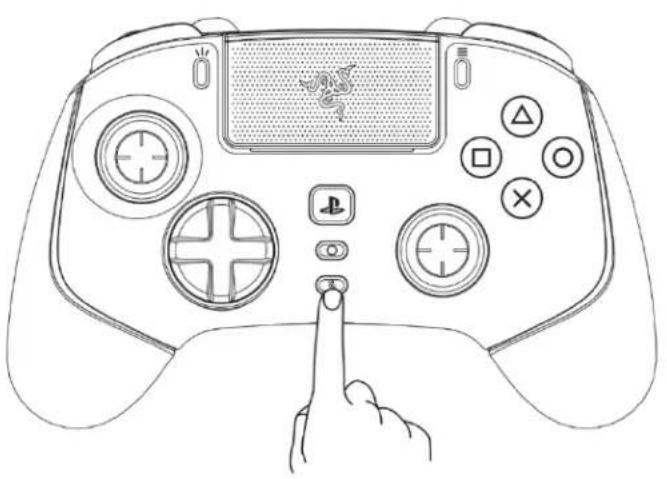 RAZER Wolverine V2 Pro - Bouton de désactivation du MICRO 3,5 MM - 1