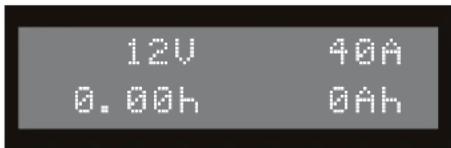 12V 40A 0.00h 0Ah