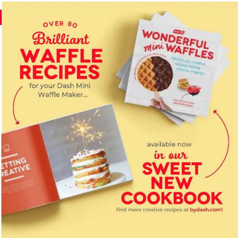 Dash Waffle Stick Maker DWSM200GBRD06 - Ingredients: - 2