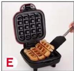 Dash Waffle Stick Maker DWSM200GBRD06 - CLEANING &amp; MAINTENANCE - 1