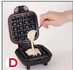 Dash Waffle Stick Maker DWSM200GBRD06 - USING YOUR WAFFLE STICK MAKER - 4