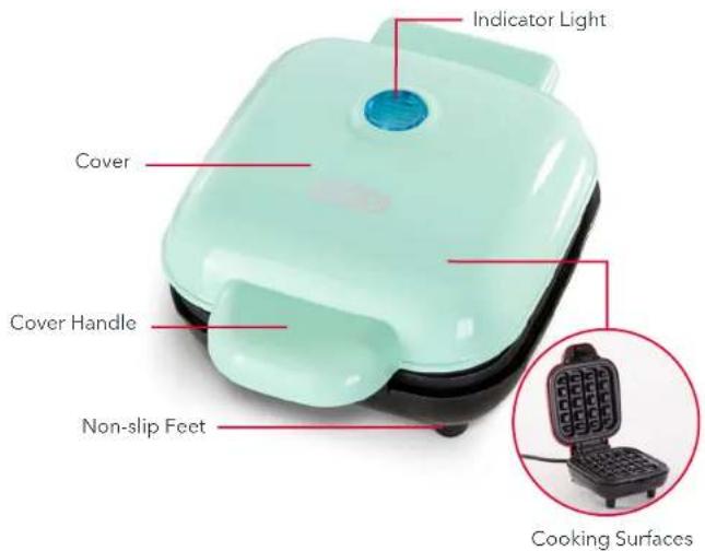 Dash Waffle Stick Maker DWSM200GBRD06 - Garanties importantes - 1