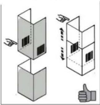 JENN-AIR JVW0330LS - Installation des cache-conduits - 1