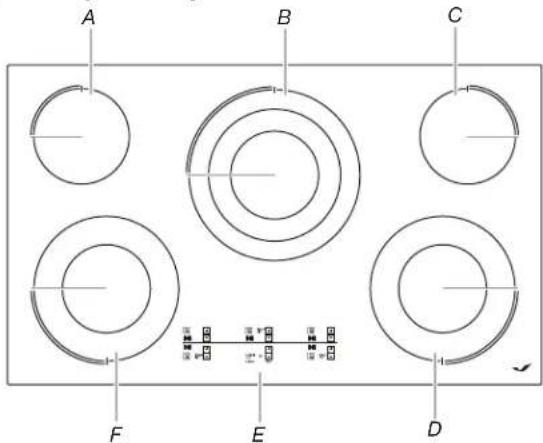 JENN-AIR JEC4424HB - PARTS AND FEATURES – ELECTRONIC TOUCH CONTROLS - 6