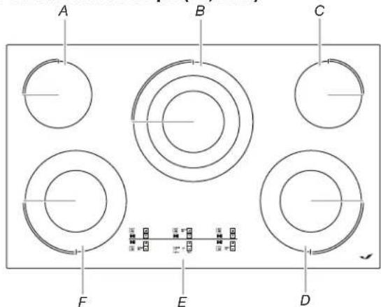 JENN-AIR JEC4424HB - PIÈCES ET CARACTÉRISTIQUES – COMMANDES ÉLECTRONIQUES TACTILES - 6