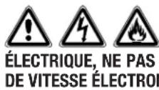 Air King DL4S - Avertissement : pour réduire les risques d'incendie, de CHOC électrique ou de blessures personnelles observer ce qui SUIT: - 3