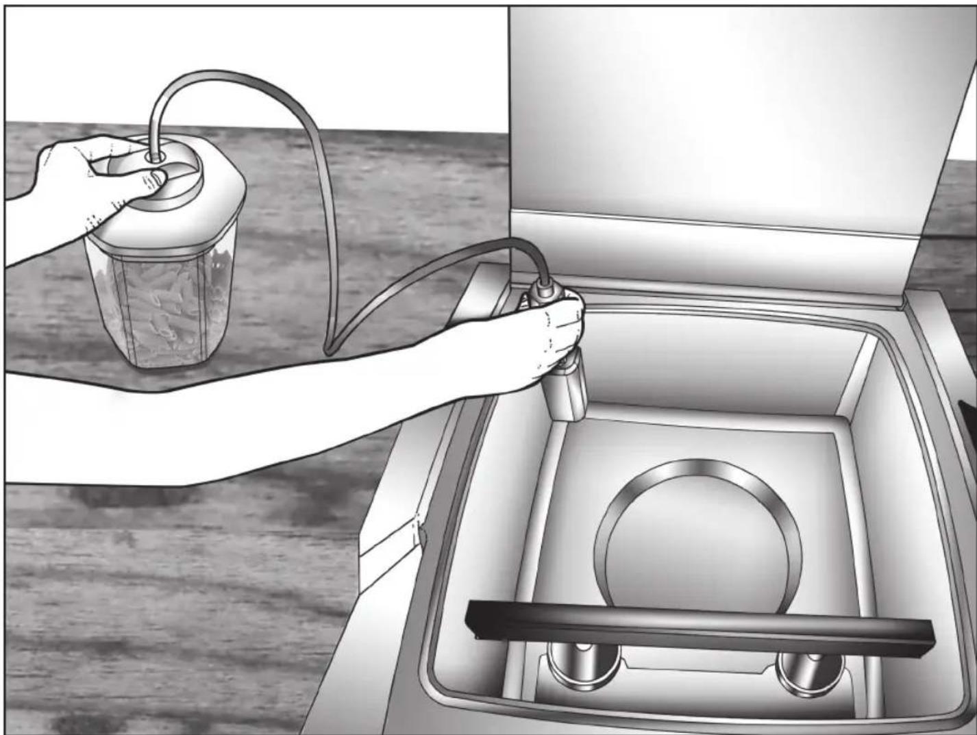 Fulgor Milano FVSD 2900 TC - CYCLE VIDE Pour VASES avec récipient à l'extérieur de la chambre - 1