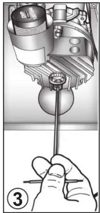 Fulgor Milano FVSD 2900 TC - RELLENADO DE ACEITE Y SUSTITUCION DEL FILTRO DESACEITADOR DE LA BOMBA (EN CASO DE DERRAME DE ACEITE DURANTE EL TRANSPORTE) - 7