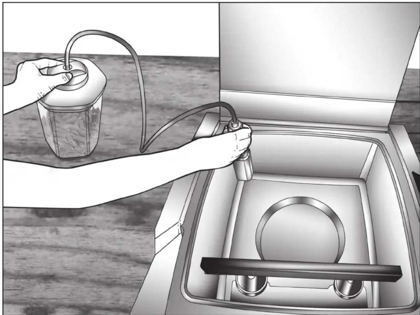 Fulgor Milano FVSD 2900 TC - CICLO DE VÁCUO PARA VASILHAMES COM RECIPIENTE NO EXTERIOR DA CÂMARA - 1