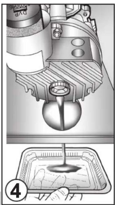Fulgor Milano FVSD 2900 TC - RELLENADO DE ACEITE Y SUSTITUCION DEL FILTRO DESACEITADOR DE LA BOMBA (EN CASO DE DERRAME DE ACEITE DURANTE EL TRANSPORTE) - 8
