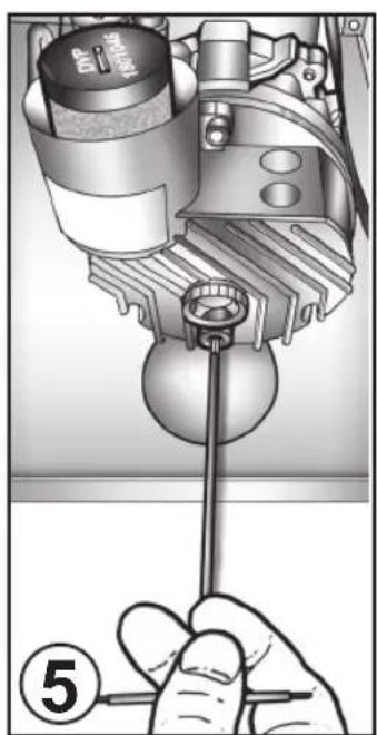 Fulgor Milano FVSD 2900 TC - RELLENADO DE ACEITE Y SUSTITUCION DEL FILTRO DESACEITADOR DE LA BOMBA (EN CASO DE DERRAME DE ACEITE DURANTE EL TRANSPORTE) - 9