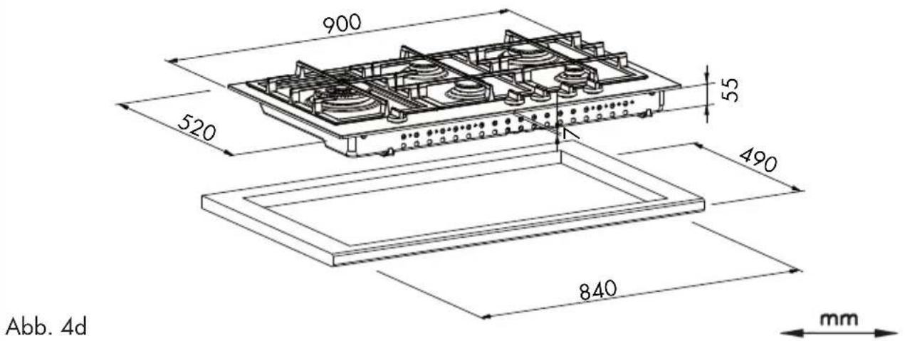 Fulgor Milano FCLH 755 G T WK - Aufstellung - 5