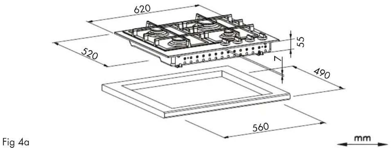 Fulgor Milano FCLH 755 G T WK - Positionnement - 2