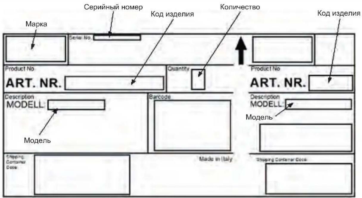 Fulgor Milano FCLVSD 150 TC BK - Идентификационная табличка - 1