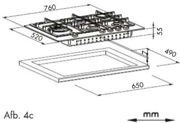 Fulgor Milano FCLH 905 G T WK - Plaatsing - 7