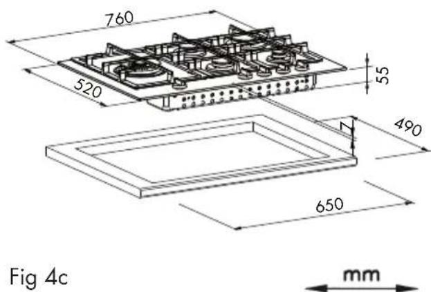 Fulgor Milano FCLH 905 G T WK - Posizionamento - 7