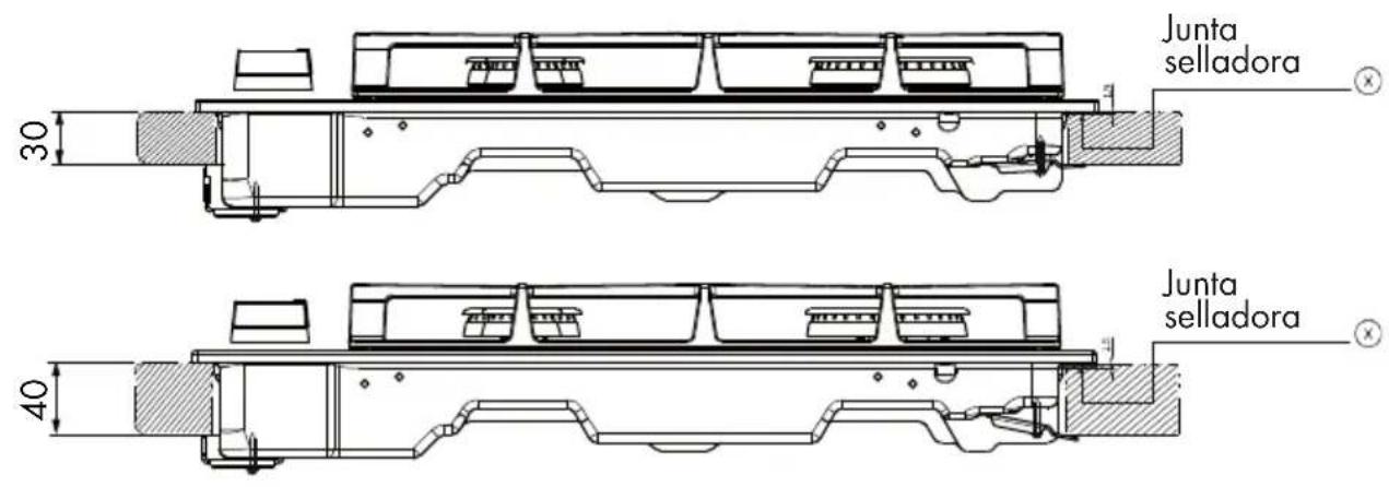 Fulgor Milano FCLH 905 G T WK - Colocacion - 1