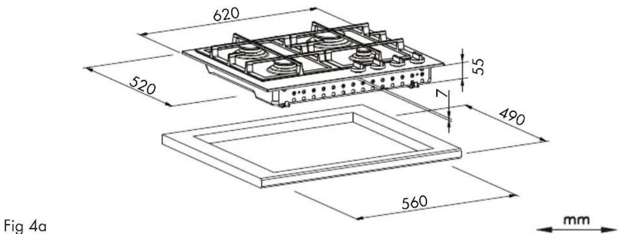 Fulgor Milano FCLH 905 G T WK - Posizionamento - 5