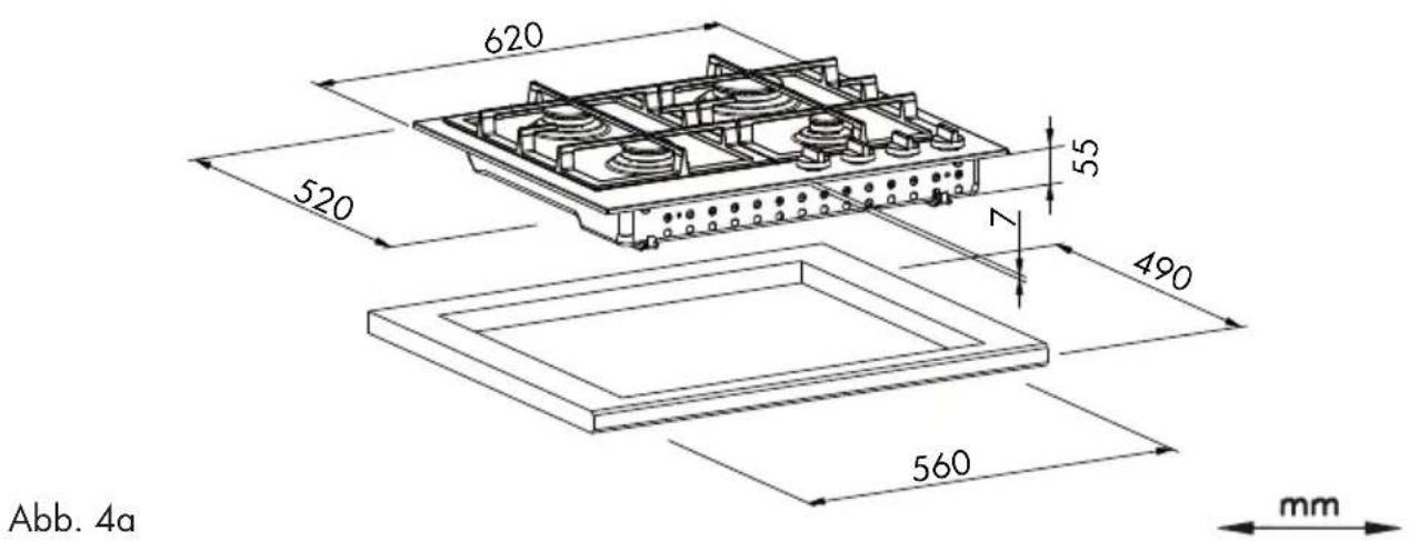 Fulgor Milano FCLH 905 G T WK - Aufstellung - 5