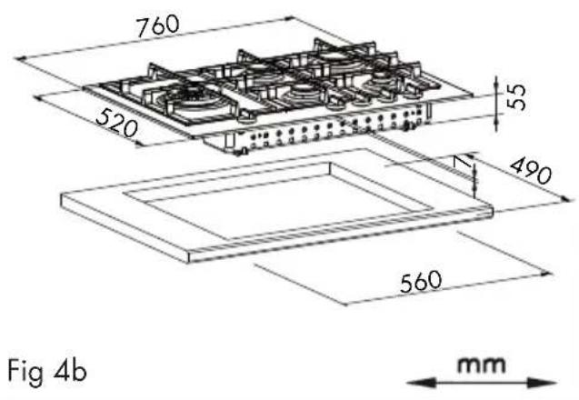 Fulgor Milano FCLH 905 G T WK - Posicionamento - 6
