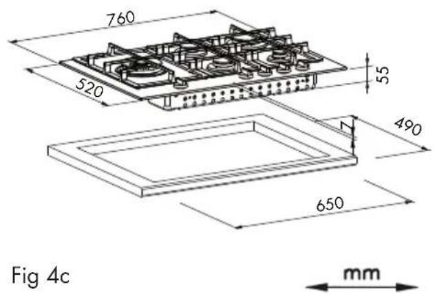 Fulgor Milano FCLH 905 G T WK - Colocacion - 7